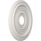 Ekena Millwork Cole PVC Medallion (Canopies up to 4 1/2"), 16"OD x 3 1/2"ID x 1"P, UltraCover Satin Blossom White CMP16COGBW - alternate 5